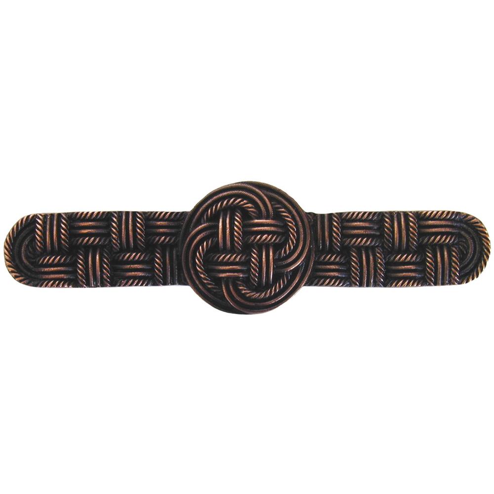 Notting Hill NHP-639-AC Classic Weave Pull Antique Copper